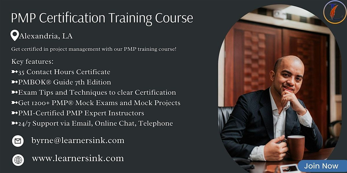 Increase your Profession with PMP Certification In Alexandria, LA