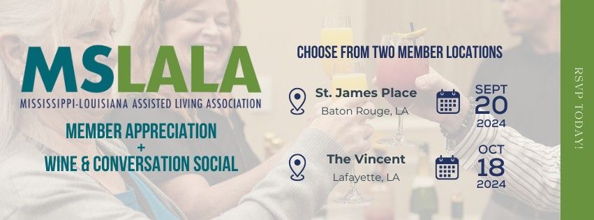 Member Appreciation + Wine & Conversation Social - Baton Rouge