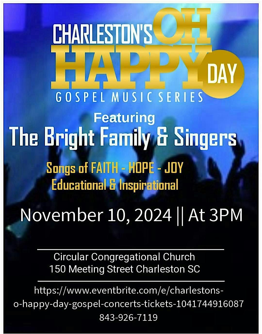 Charleston's O Happy Day Gospel Concerts