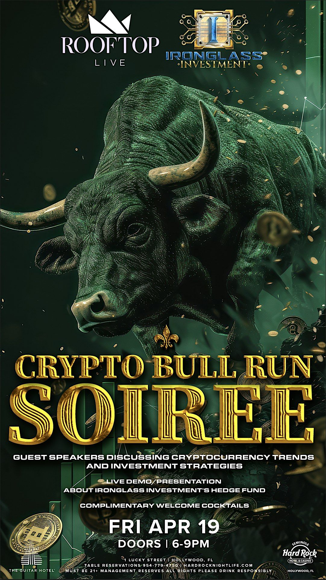 Crypto Bull Run Soiree (Networking, Free Entry, Bitcoin Halving), DAER ...