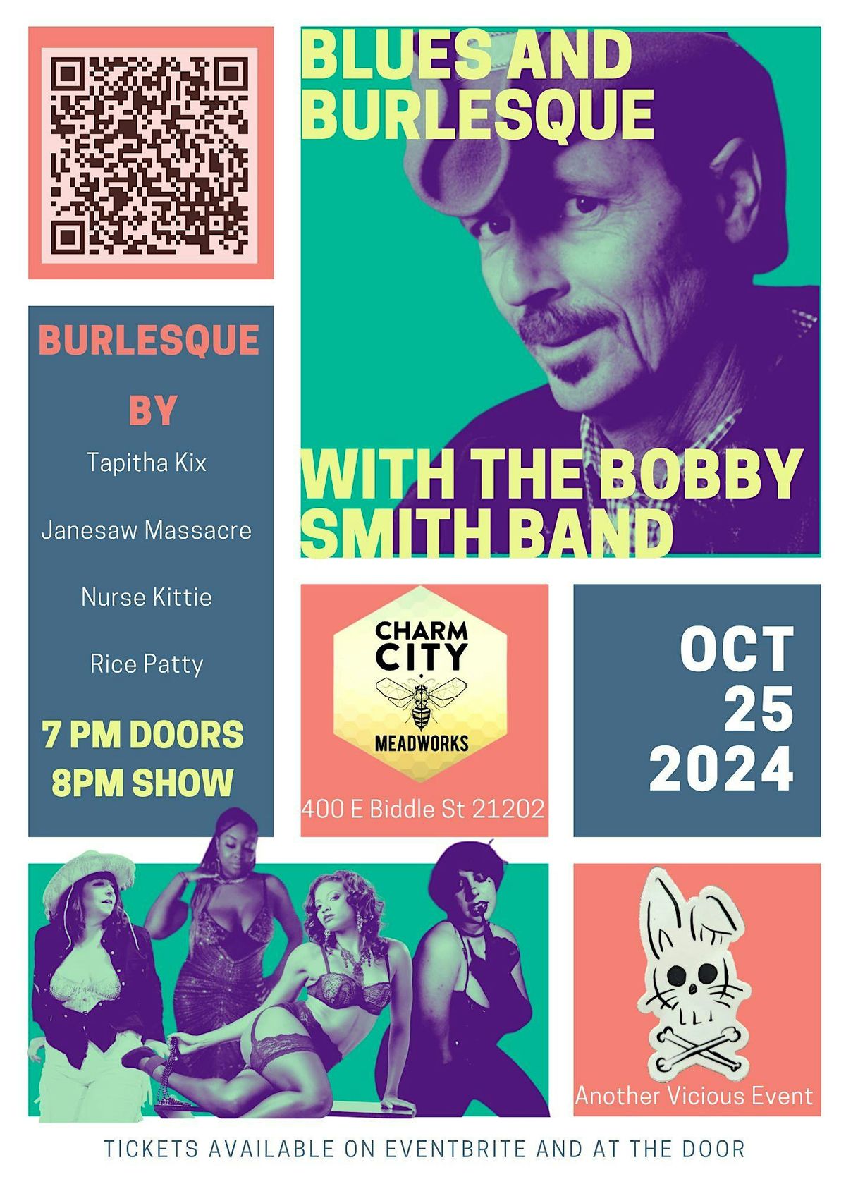 Blues + Burlesque w the Bobby Smith Band