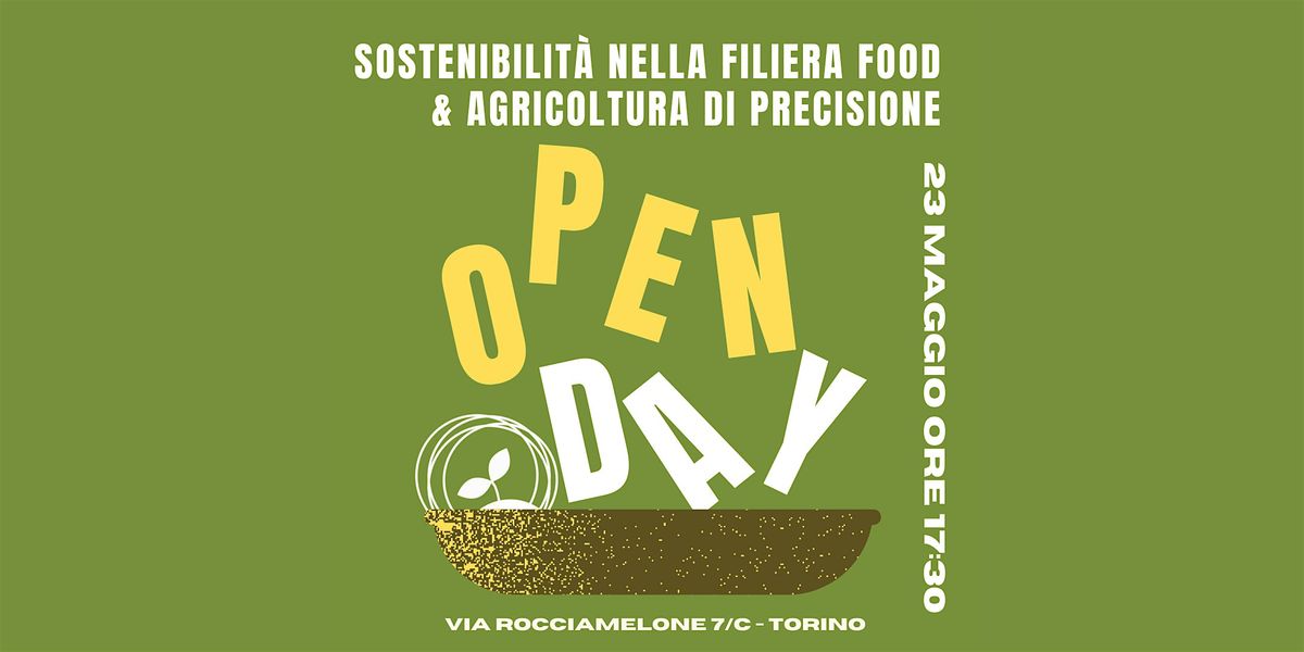 Open Day ITS AGROALIMENTARE - Sostenibilit\u00e0  e Agricoltura di Precisione