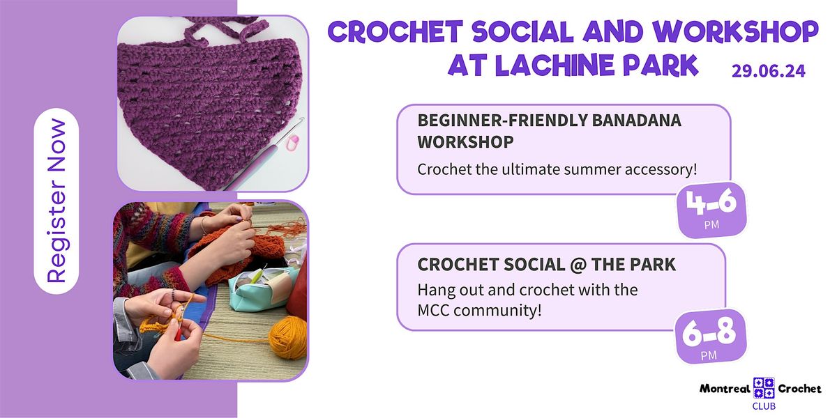 Social  & Crochet Bandana Workshop