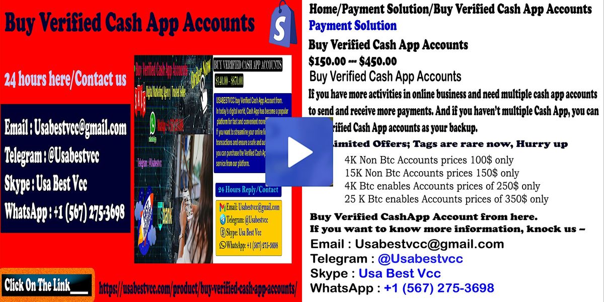 Buy Verified Cash App Accounts- Only $500 Buy now