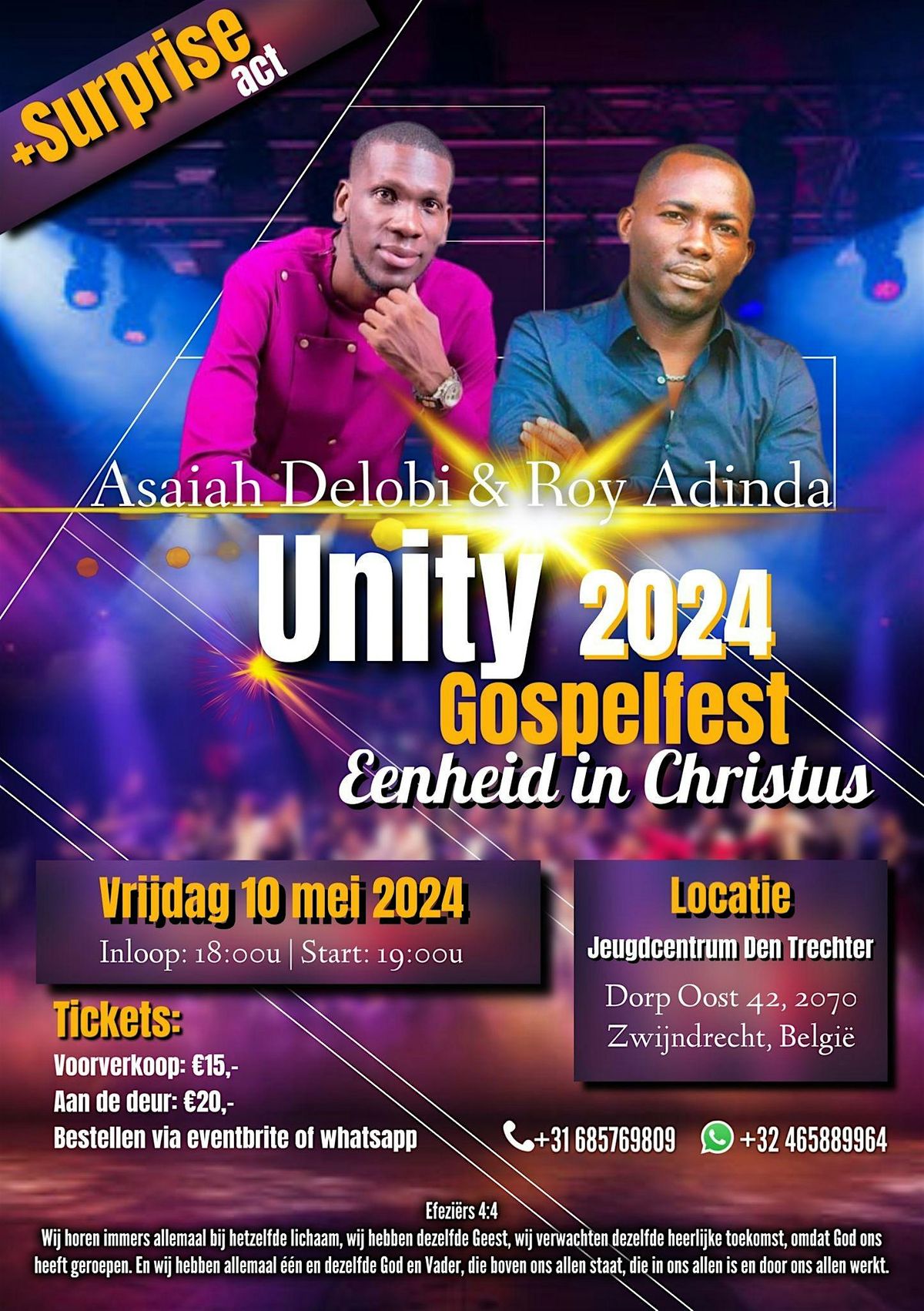 Unity Gospelfest, Amsterdam