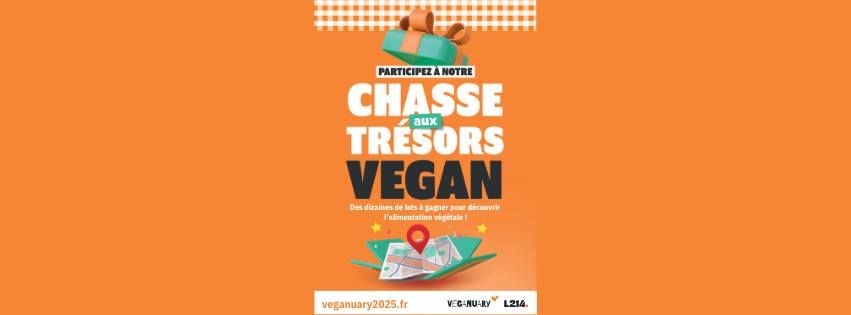 Nice -  Veganuary 2025 : Venez participez \u00e0 la chasse aux tr\u00e9sors