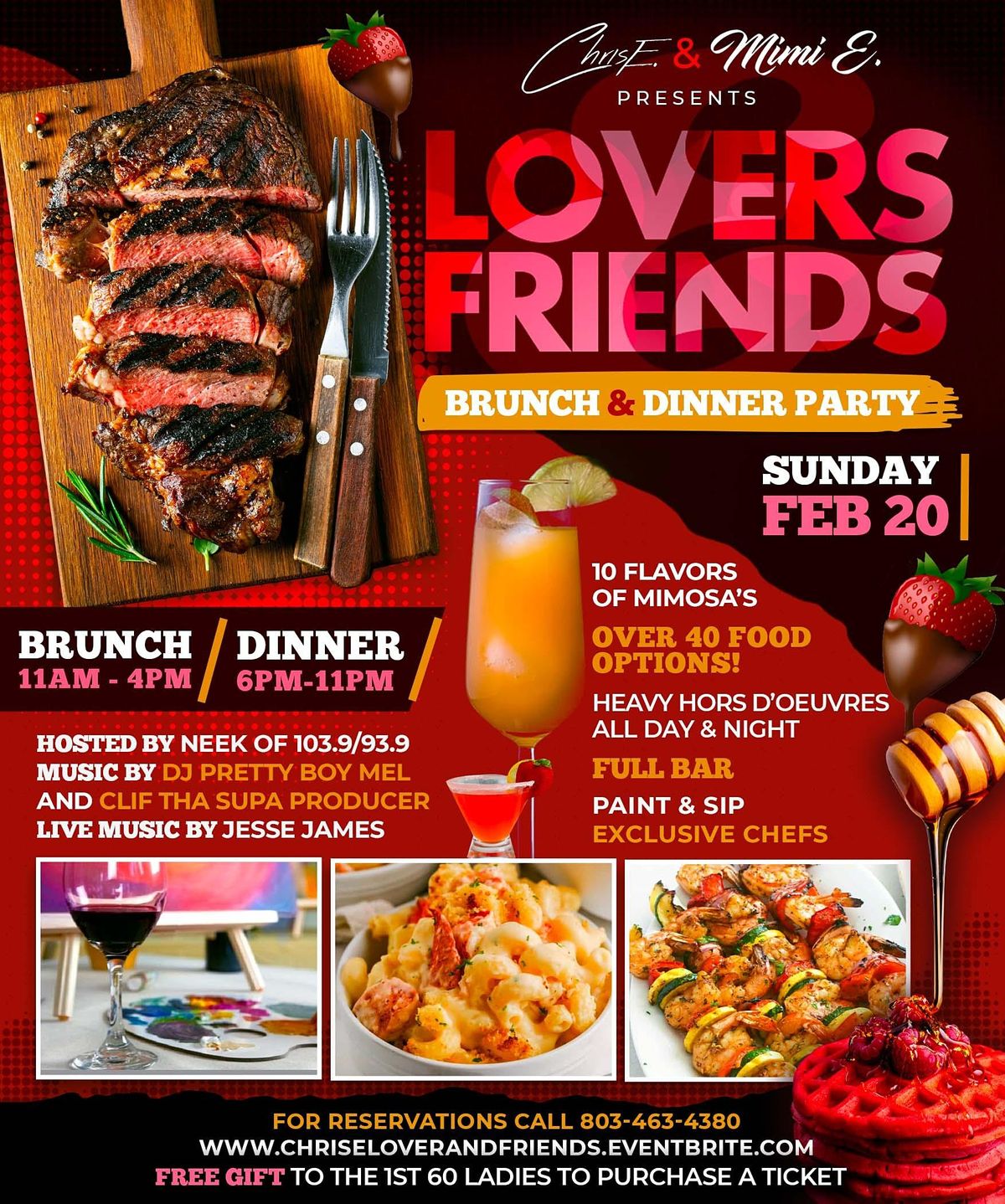 LOVERS & FRIENDS BRUNCH & DINNER PARTY