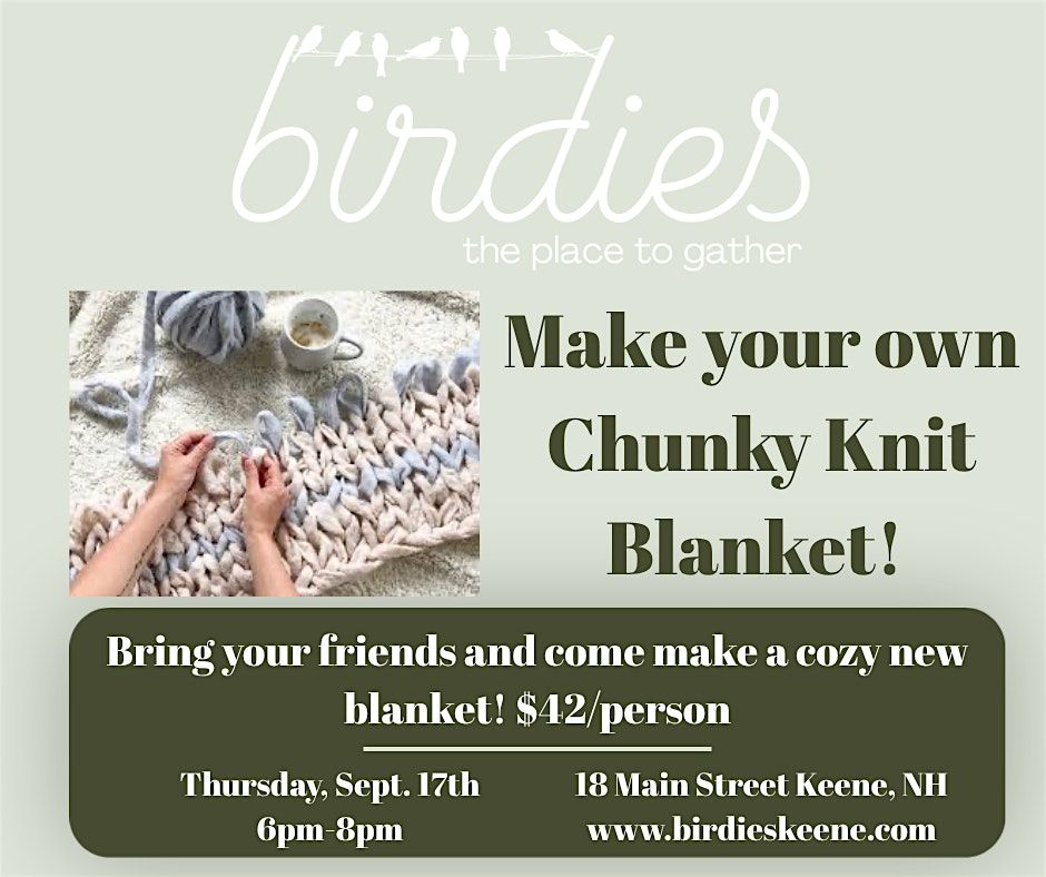 Make Your Own Chunky Knit Blanket!