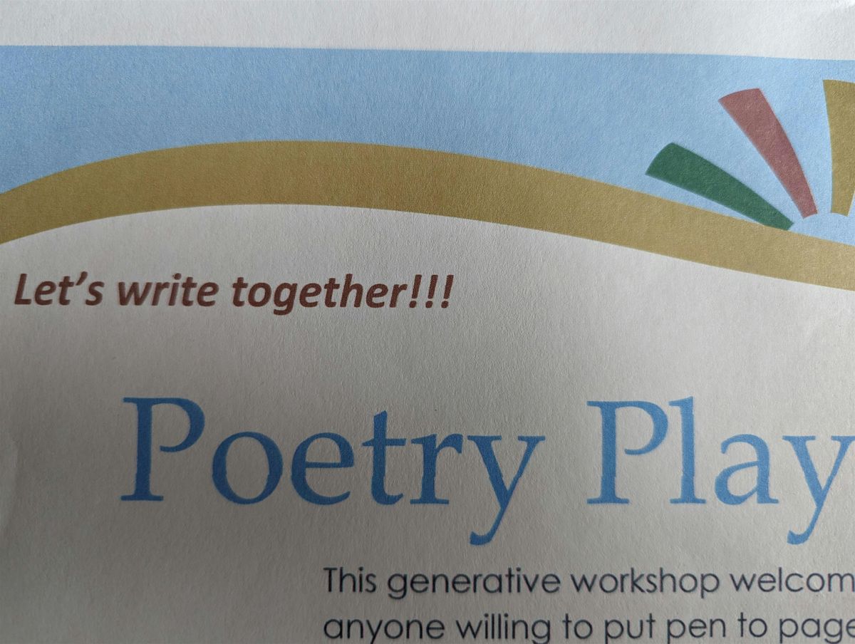 Poetry Play (not just for poets!)