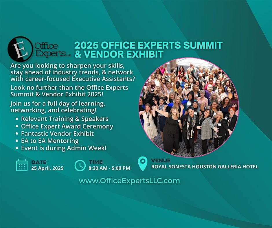 Office Experts Summit & Vendor Exhibit 2025