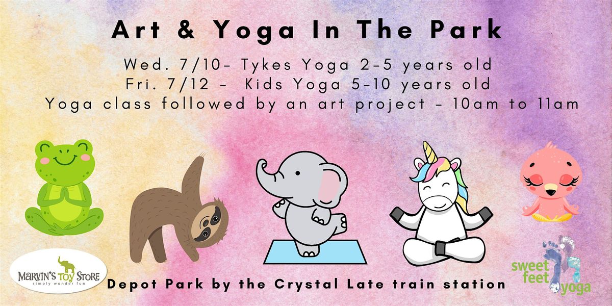Art & Yoga in the Park - 5 to 10 Years Old