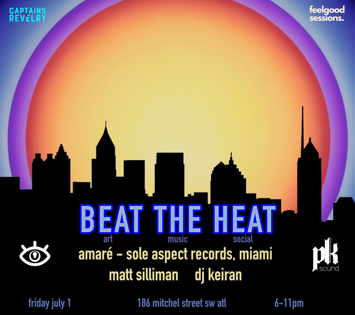 Beat The Heat : Art Music Social at Cat Eye Creative