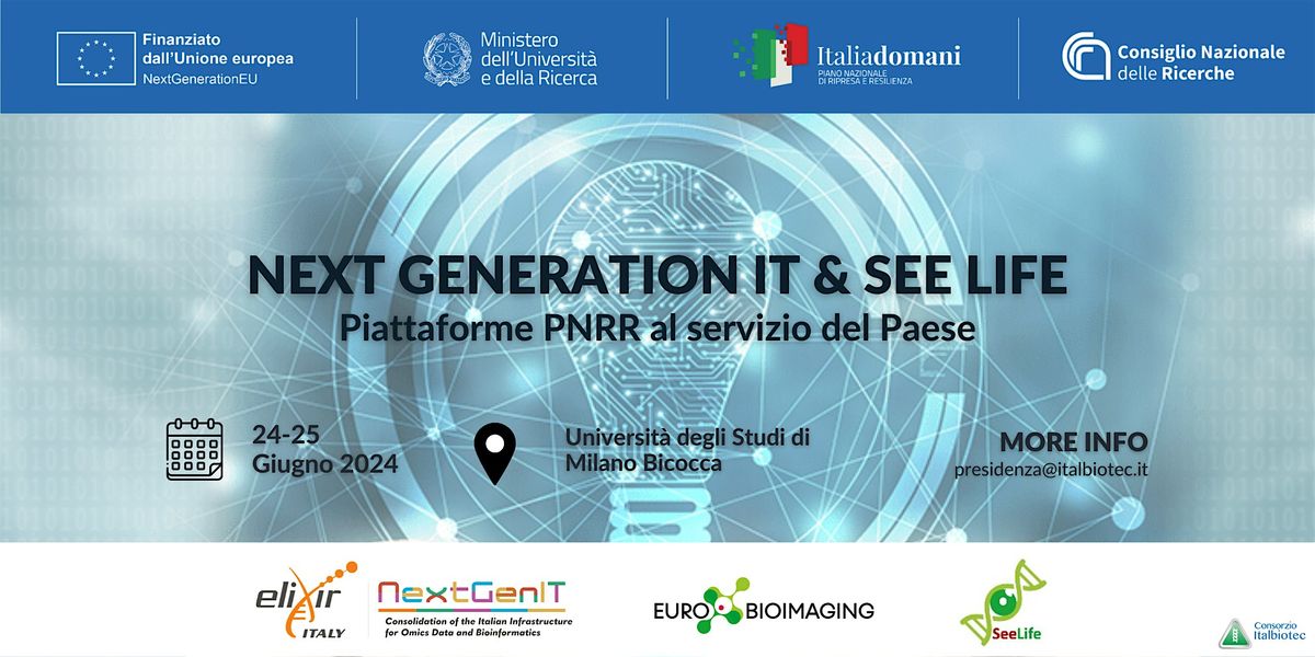 NEXT GENERATION IT & SEE LIFE: Piattaforme PNRR al servizio del Paese