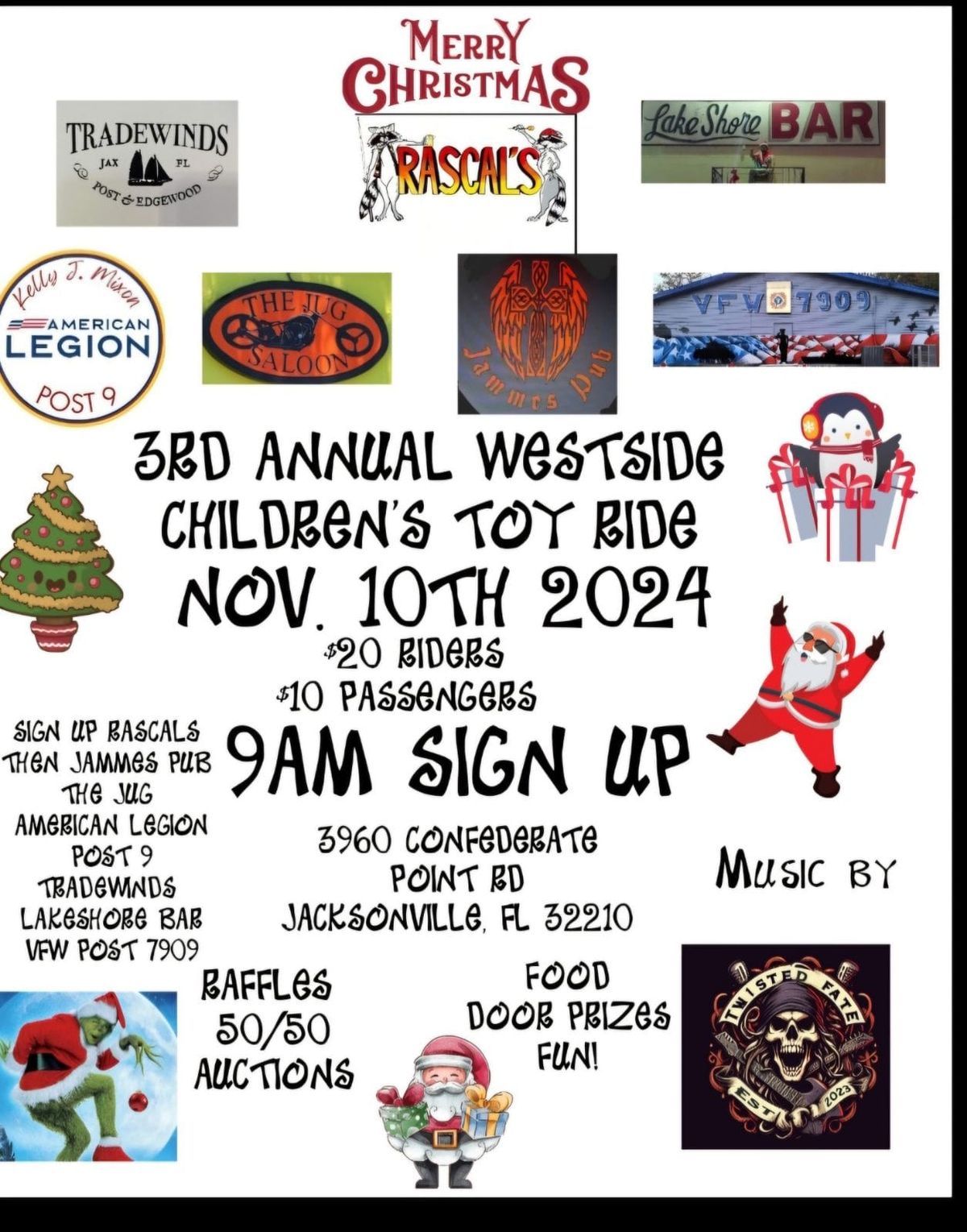 3rd Annual Westside Toy Run 