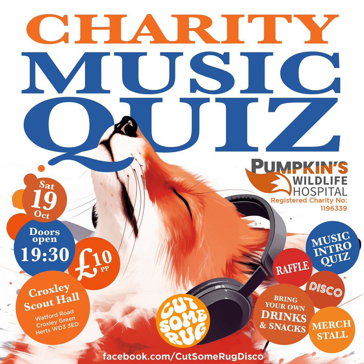 Pumpkins Wildlife Charity Music Quiz Night