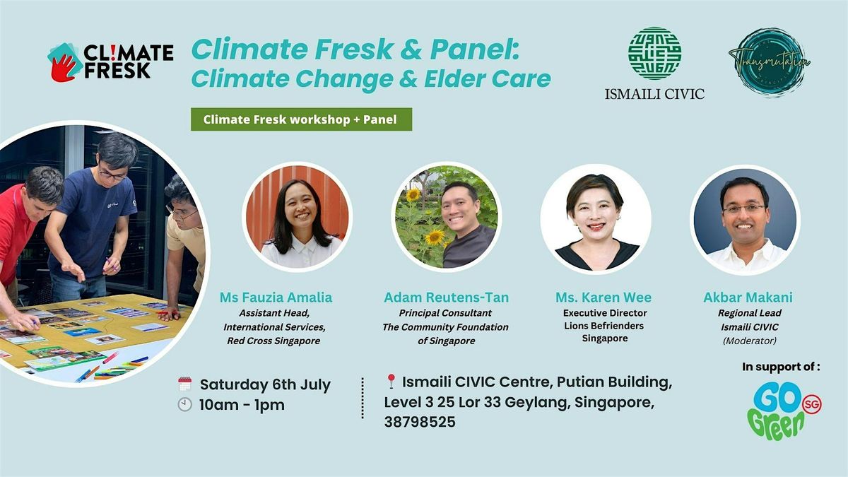 Climate Fresk Workshop & Panel Discussion on Elder Care @ Ismaili CIVIC