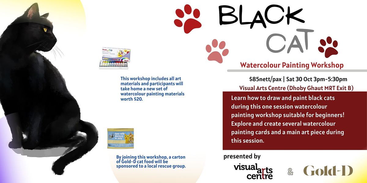 Black Cat  - Watercolour Workshop