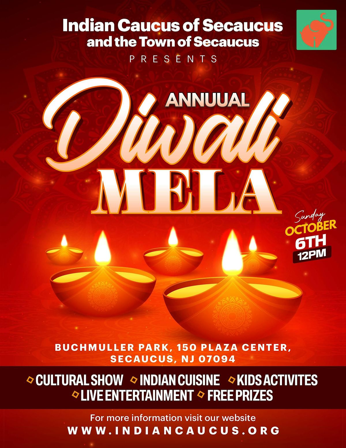 14th Annual Diwali Mela - The Festival of  Lights