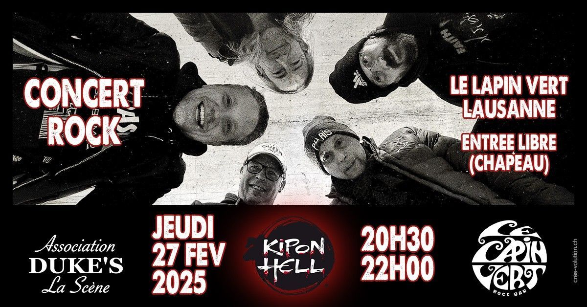 Kipon Hell au Lapin Vert (power rock)