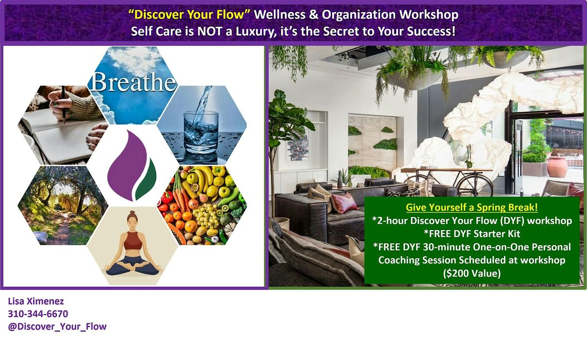 Discover Your Flow Wellness & Organization Workshop