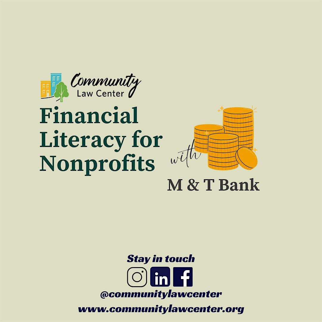 Financial Literacy for Nonprofits w\/ M&T Bank