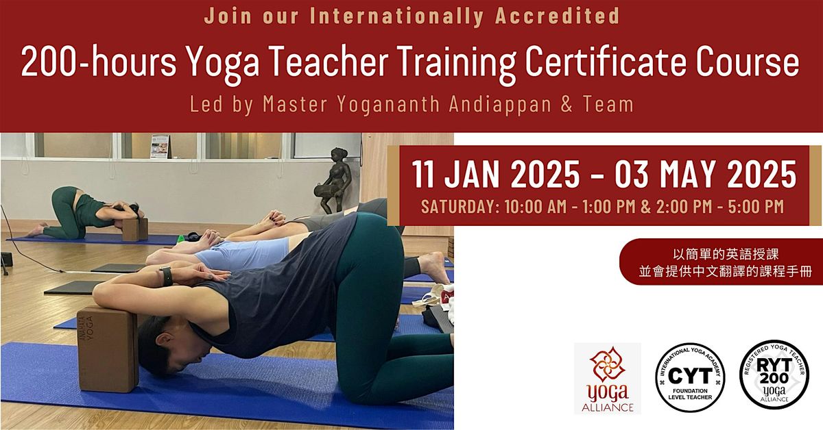 200-hours Yoga Teacher Training Certificate Course