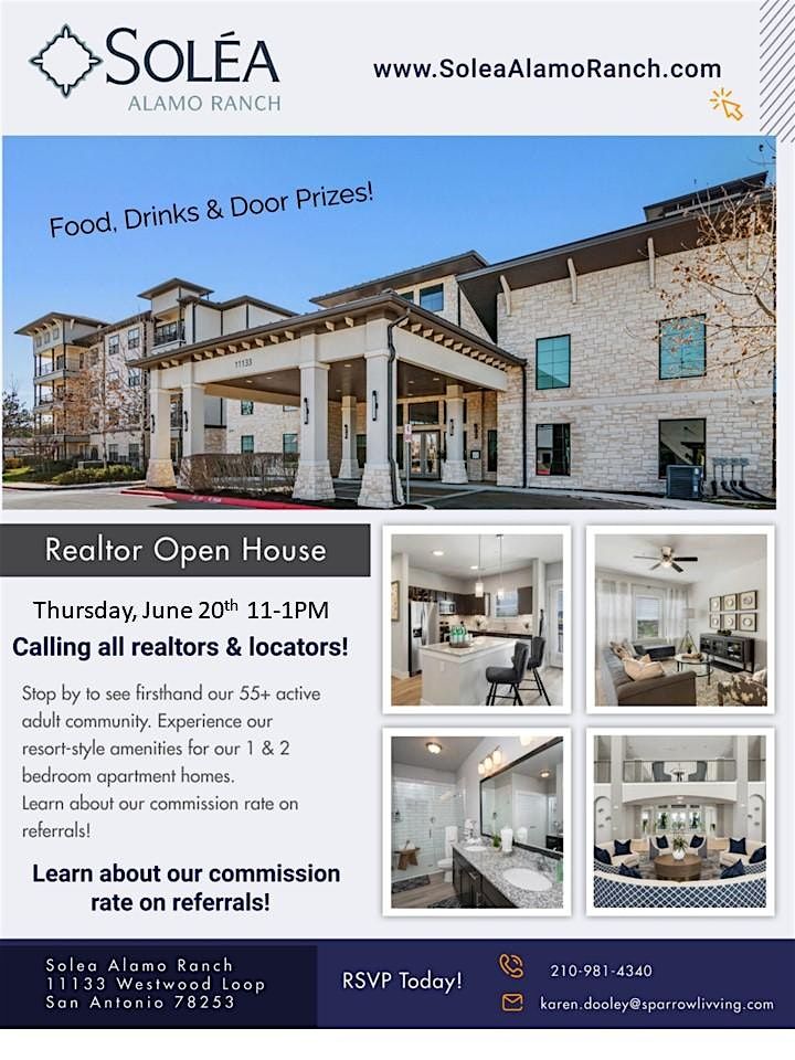 Realtor Open House at Solea Alamo Ranch