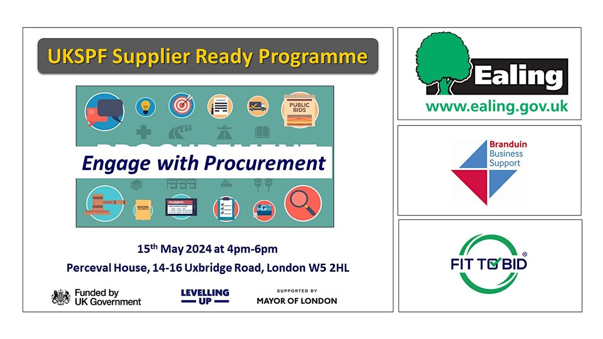 Ealing | Engage with Procurement  and Win More Contracts - launch event
