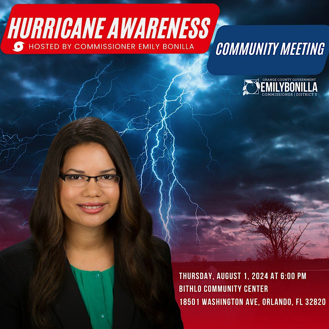 Hurricane Awareness Community Meeting