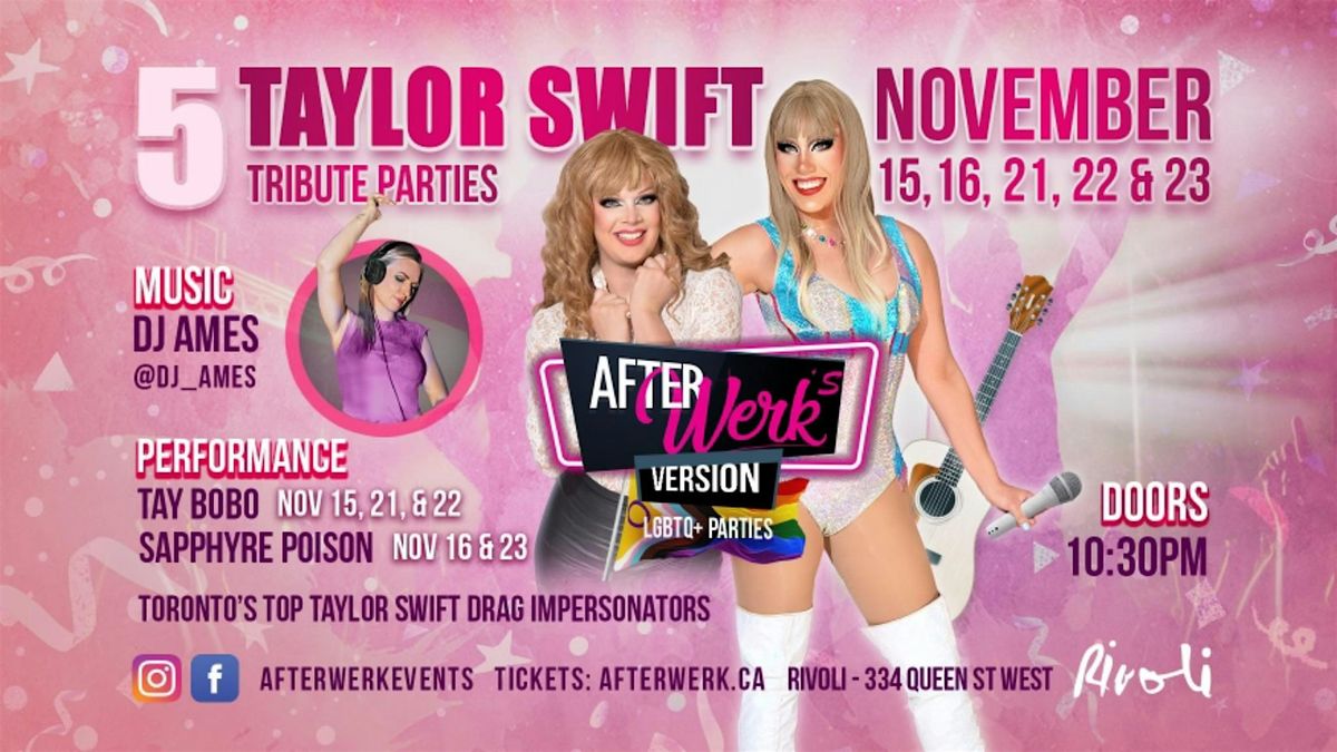 After Werk's Version - Taylor Swift Tribute LGBTQ+ Dance Party