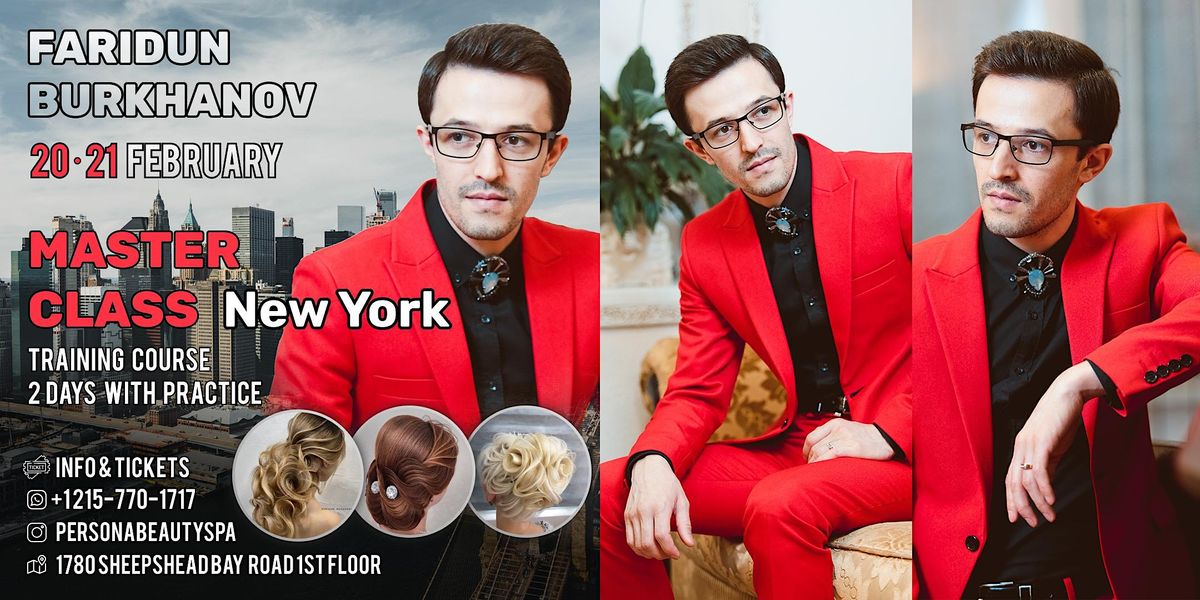 Hairstyle Masterclass by Faridun Burkhanov