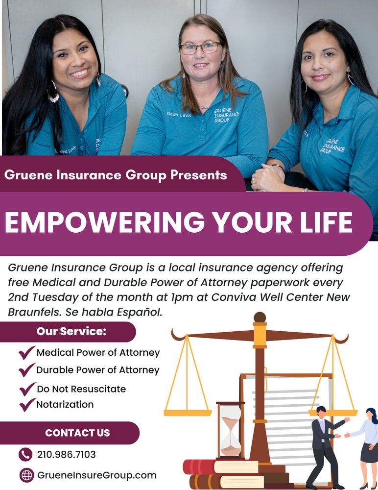 Medical Power of Attorney Workshop for Seniors at Conviva New Braunfels 