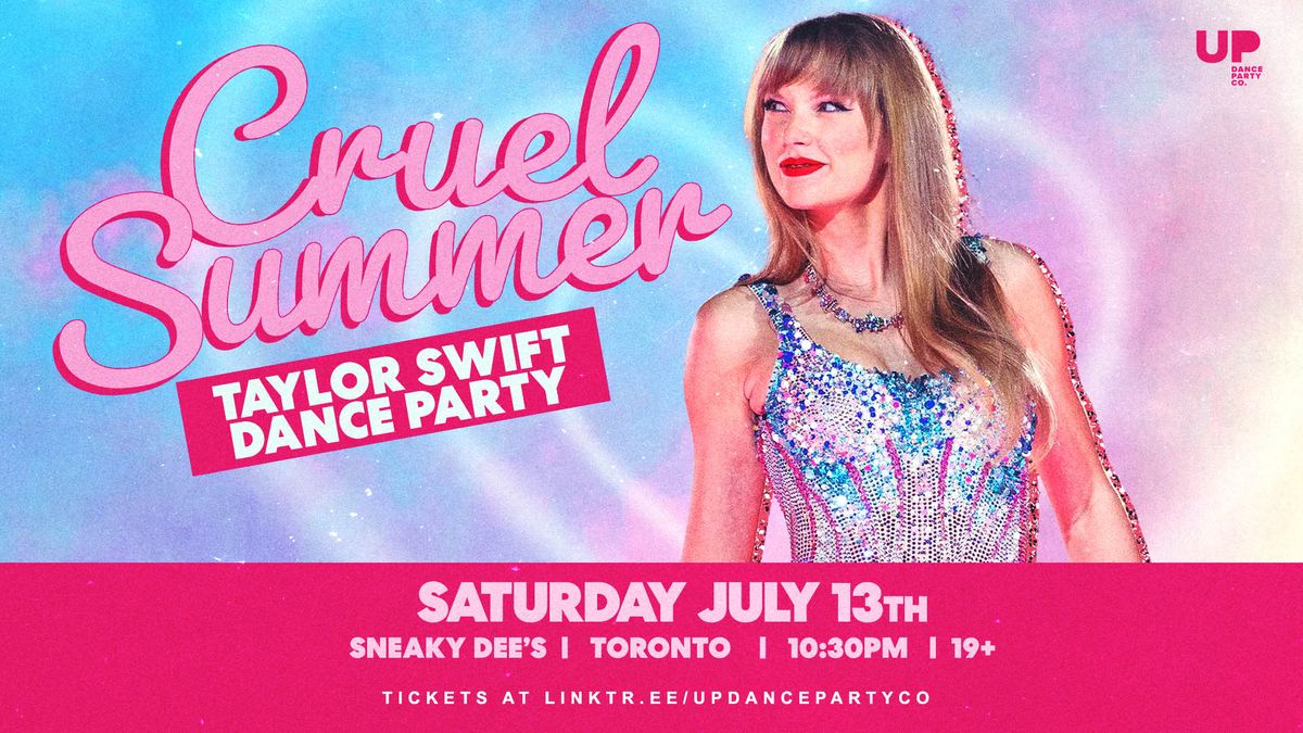 Cruel Summer: Taylor Swift Dance Party at Sneaky Dee's