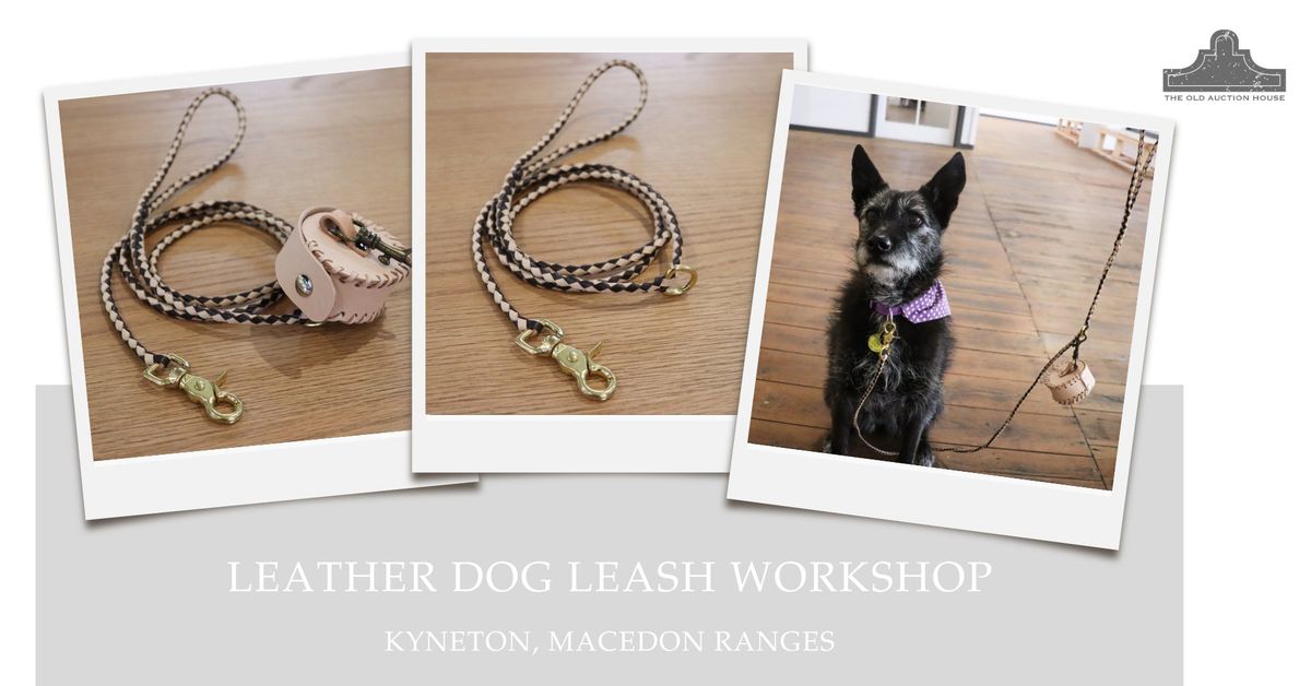 Braided Leather Dog Lead & Pouch Workshop