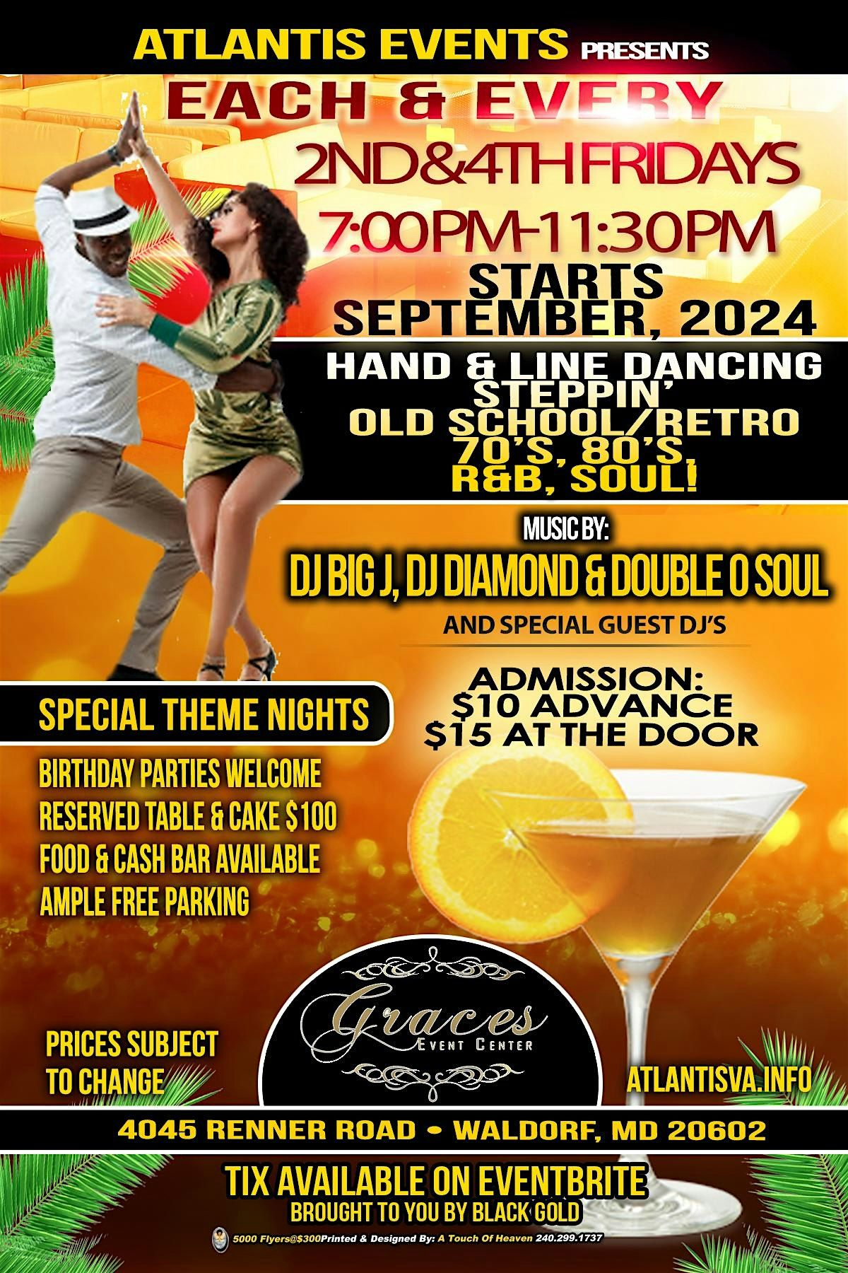 Sept 4th Friday Hand & Line Dancing