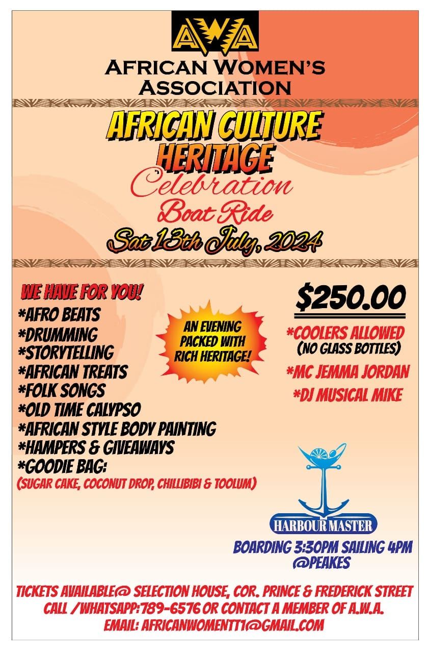 African Culture Heritage Celebration Boat Ride 
