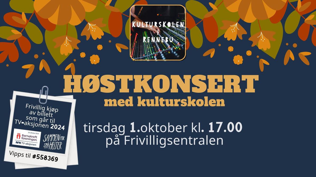 H\u00f8stkonsert med kulturskolen