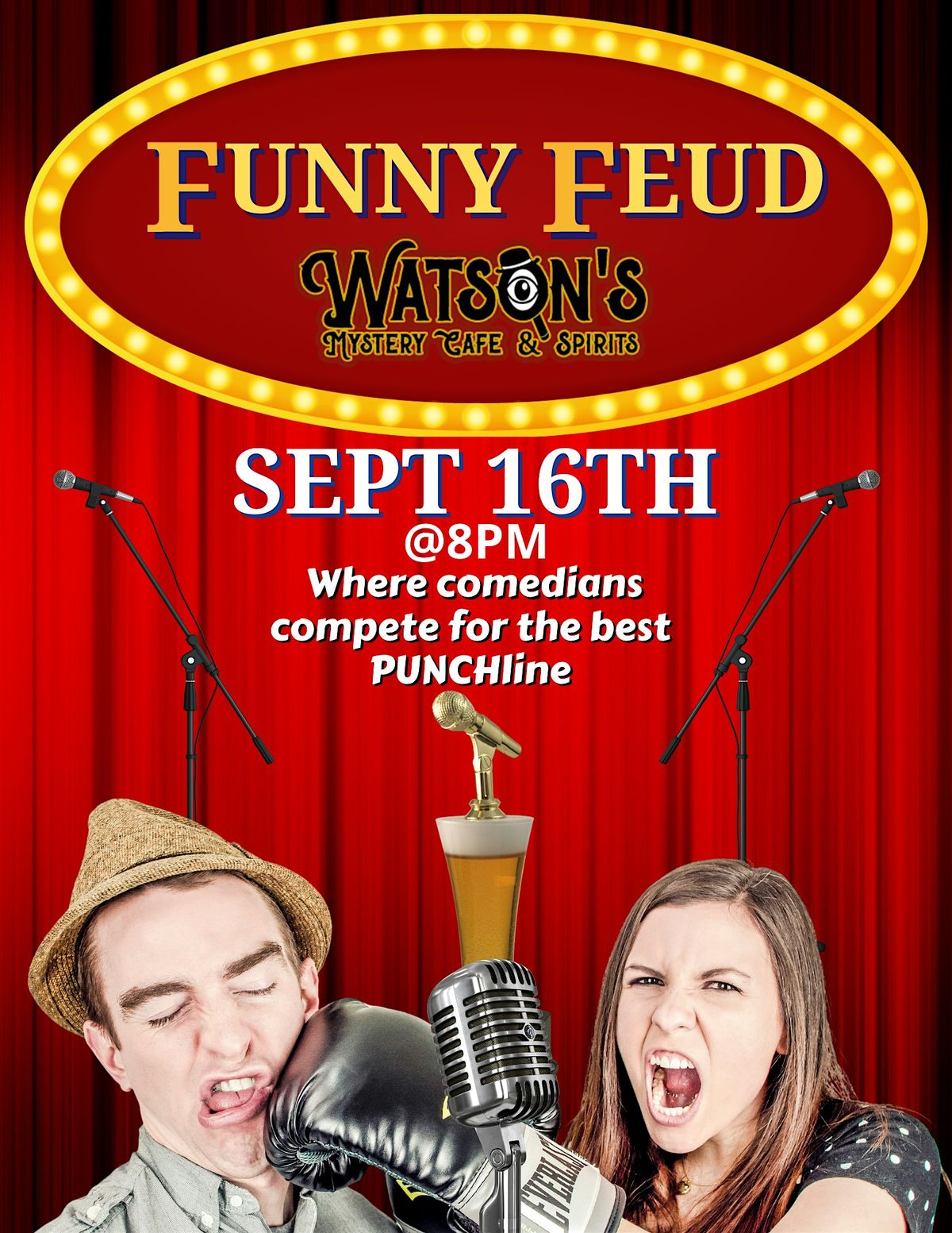 Watson's Live! Funny Feud Adult Comedy