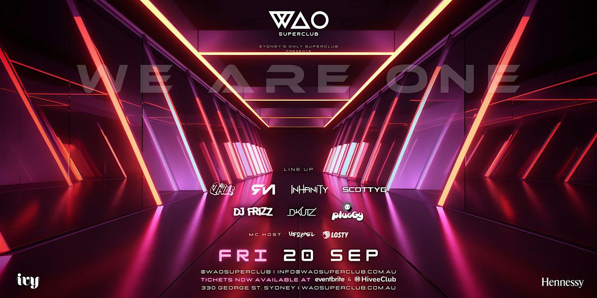 FRI 20 SEP - WAO SUPERCLUB @ IVY