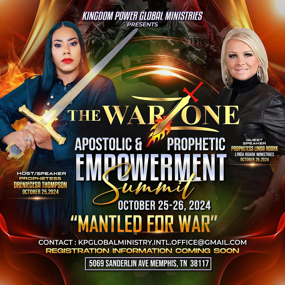 \u201cTHE WARZONE\u201d Apostolic & Prophetic Empowerment Summit 2024
