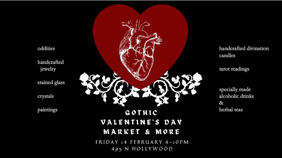 gothic valentine\u2019s day market & more