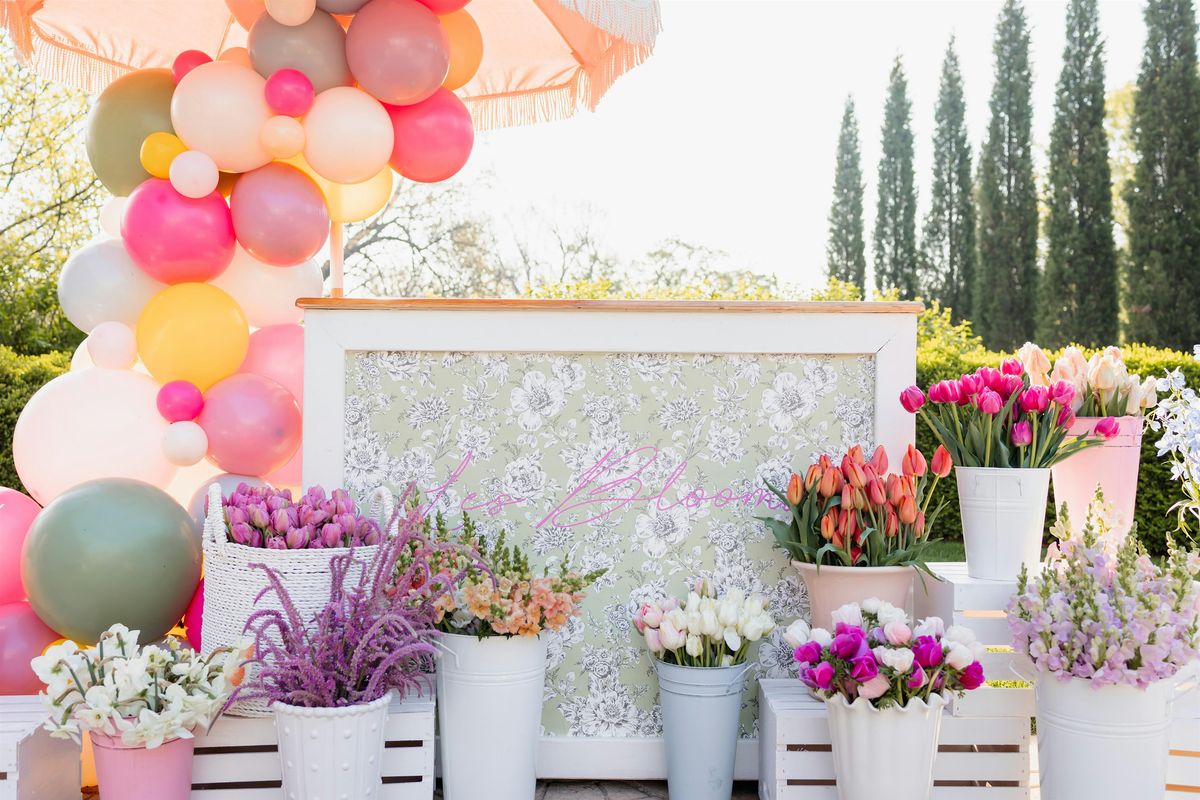 Les Blooms Mother\u2019s Day floral bar with American Solera