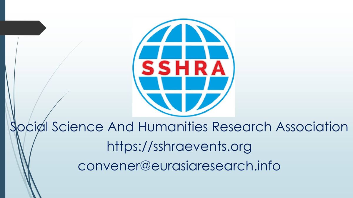 SSHRA 2024 \u2013 Social Science & Humanities Research Association Int. Conference, 10-11 September, Rome