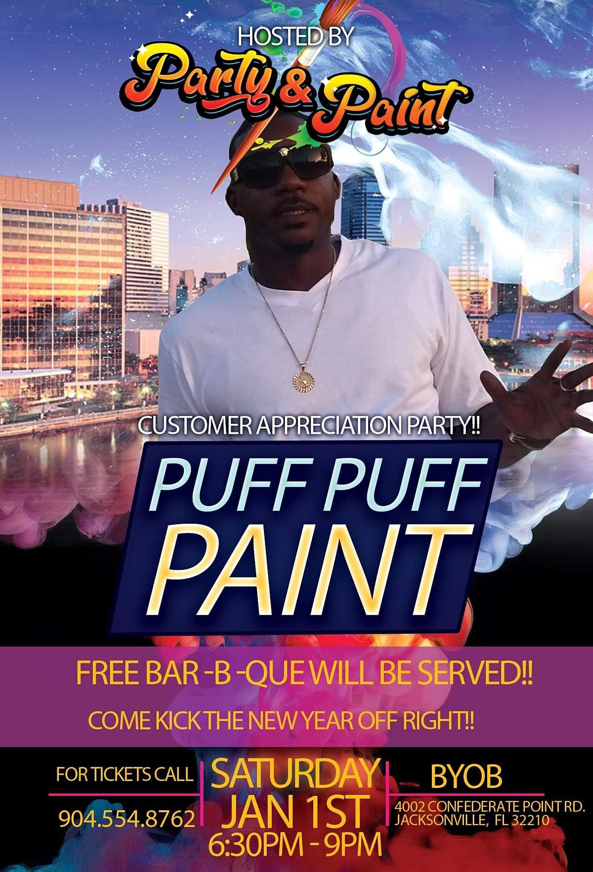 Puff Puff Paint Hosted by Party & Paint
