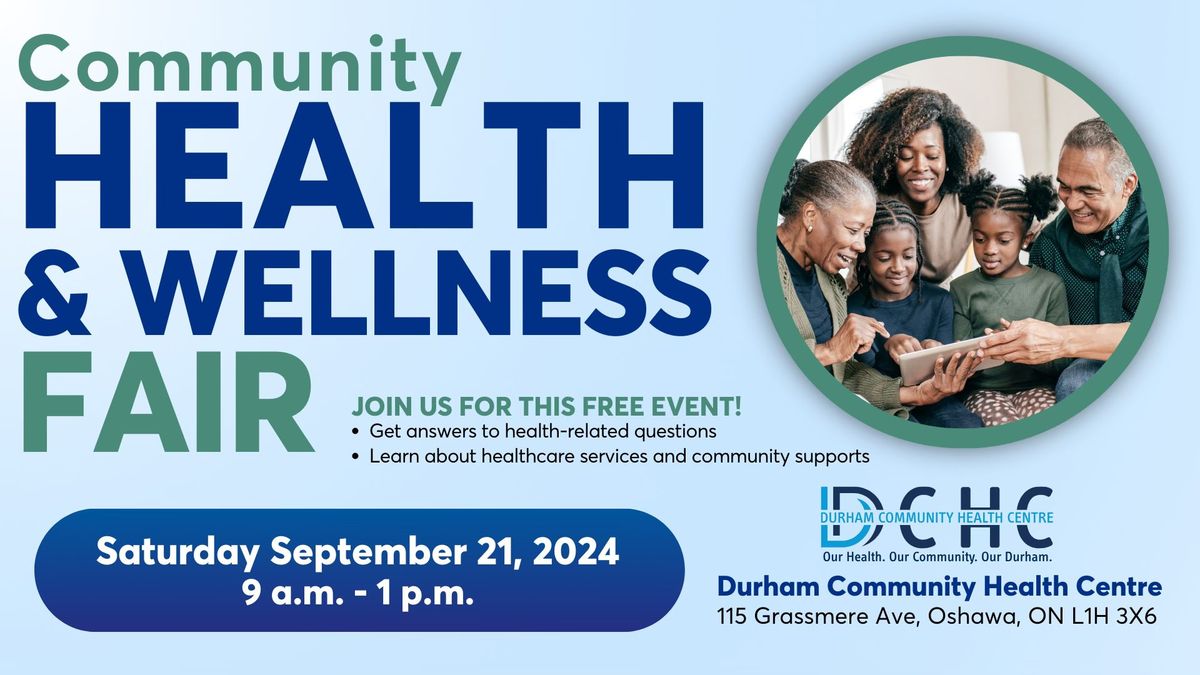 Community Health and Wellness Fair (Free Admission)