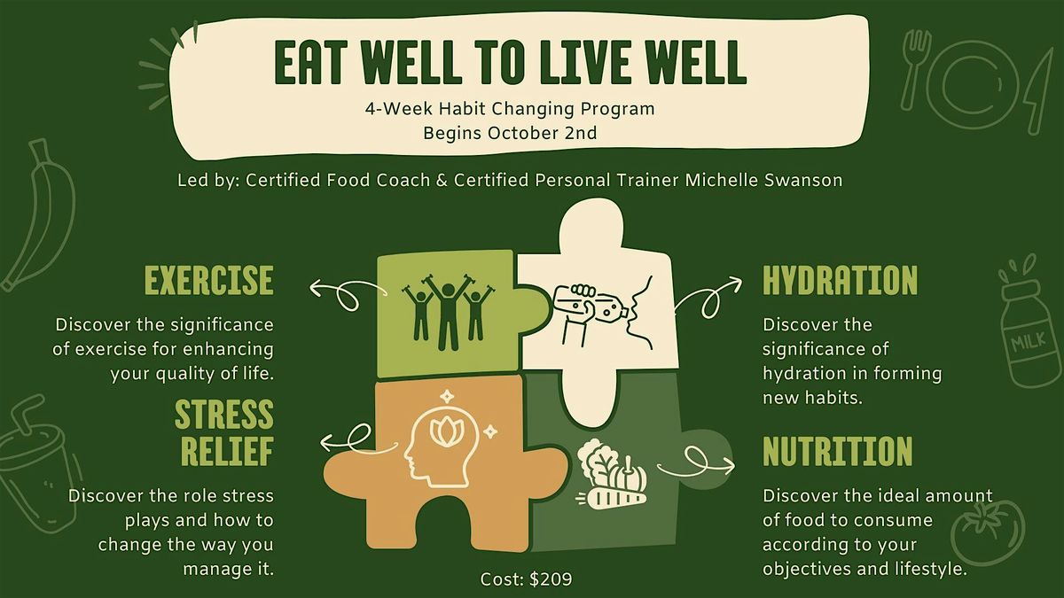 Eat Well to Live Well - 4 week Habit Changing Program