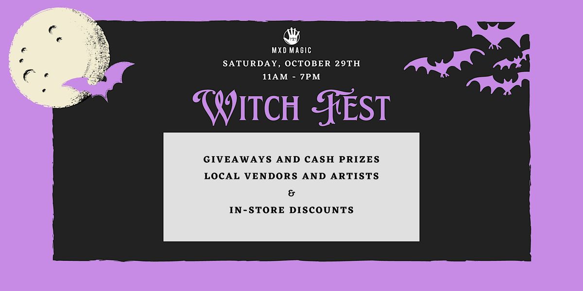Witch Fest 2022, Mxd Magic, Charlotte, 29 October 2022