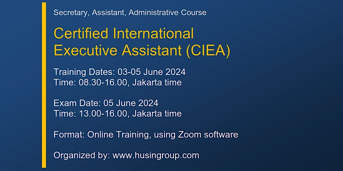 Certified International Executive Assistant (CIEA)