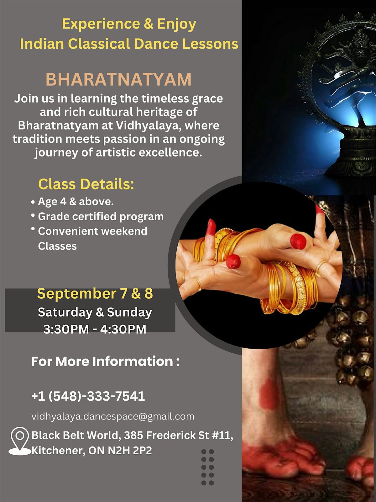 Bharatnatyam Dance Classes - Indian Classical Dance