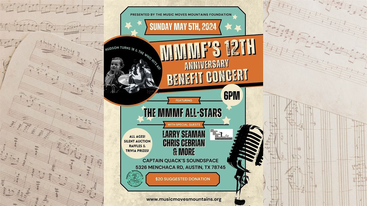 MMMF's 12TH Anniversary Benefit Concert